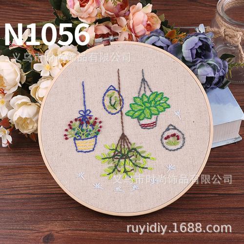 工厂销售3d立体花卉欧式绣diy印花十字绣初学者材料包